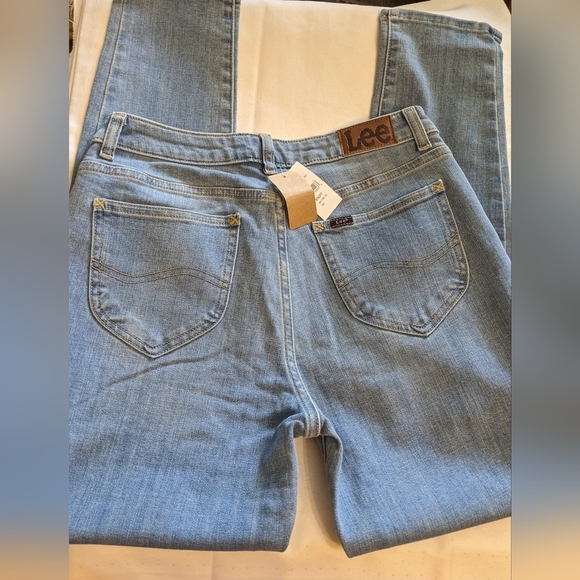 New Lee Legendary Skinny 38x30 Blue Denim Jeans, TC - Picture 8 of 14